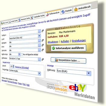 BayWotch Sofortanalyse Beispiel