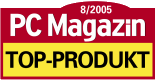 PC Magazin TOP PRODUKT - Gesamtnote sehr gut!