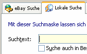 Strikte Trennung: eBay Suche und lokale Suche